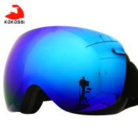 KoKossi Ski Goggles Men Women Snowboard Goggles Snow Glasses UV400 Protection Anti-fog Double Layer Outdoor Skiing Glasses