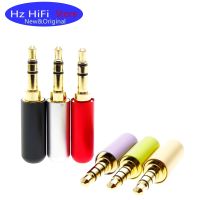 【cw】 3.5mm Headphone Plug 3/4 Poles Stereo Male Gold Plating Audio Adapter 3.5 Hifi Speaker Earphone Jack AUX Solder Wire Connector 【hot】