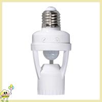 GOKZOKU ปลั๊ก E27 AC 110V-220V อะแดปเตอร์หลอดไฟอัจฉริยะพร้อมช่องเสียบไฟเซนเซอร์ฐานที่จับโคมไฟหลอดไฟ LED ควบคุมแสง