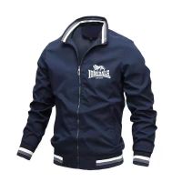 LONSDALE เสื้อแจ็คเก็ตแฟชั่นผู้ชาย,เสื้อกันลมเครื่องแบบทหารบอมเบอร์แจ็คเก็ตผู้ชายเสื้อผ้ากลางแจ้งลำลองเสื้อสตรีทแวร์