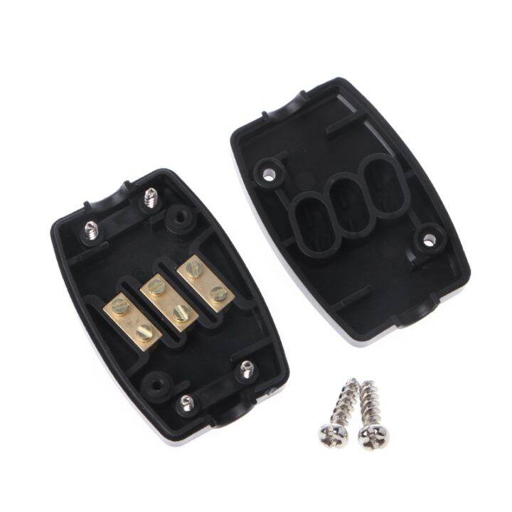 13A InLine Connector Box 3 Terminal Join Flex Cable Wire Mains