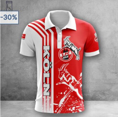 new Summer style1 2023 ARRIVE design F.C Köln 3D high-quality polyester quick drying 3D polo shirt, style48xl (contact online for free customization of name) high-quality