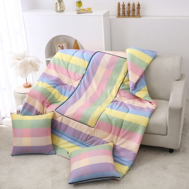2in1-printing-summer-foldable-cushion-quilts-patchwork-quilt-blanket-car-office-nap-pillow-backrest-sofa