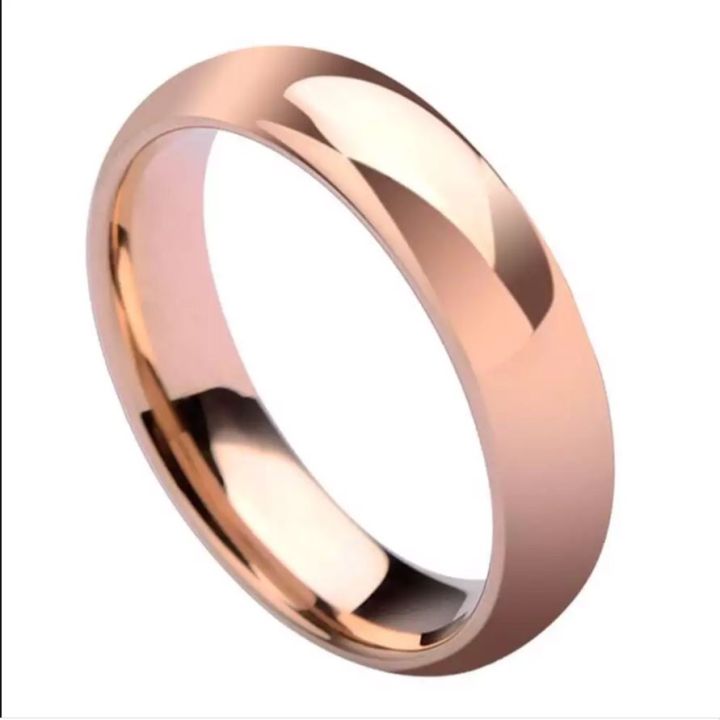 แหวนเกลี้ยงทอง-แหวนเกลี้ยงกลม-แหวนสแตนเลส-เกลี้ยงแท้-แหวนเกลี้ยงเกาหลี-แหวนปอกมีด-4-มิล-แหวนแฟชั่น-ไม่ลอกไม่ดำ