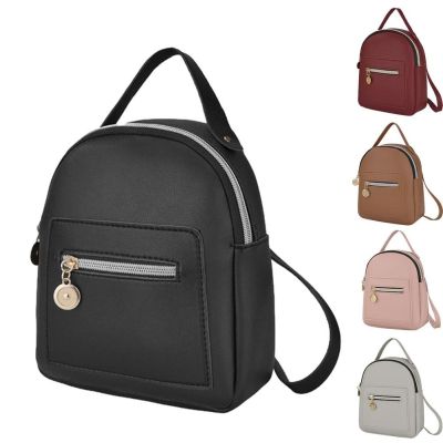 ♟❖ New Fashion Anti-Theft Leather Backpacks for Teenager Preppy School Bagpack Female