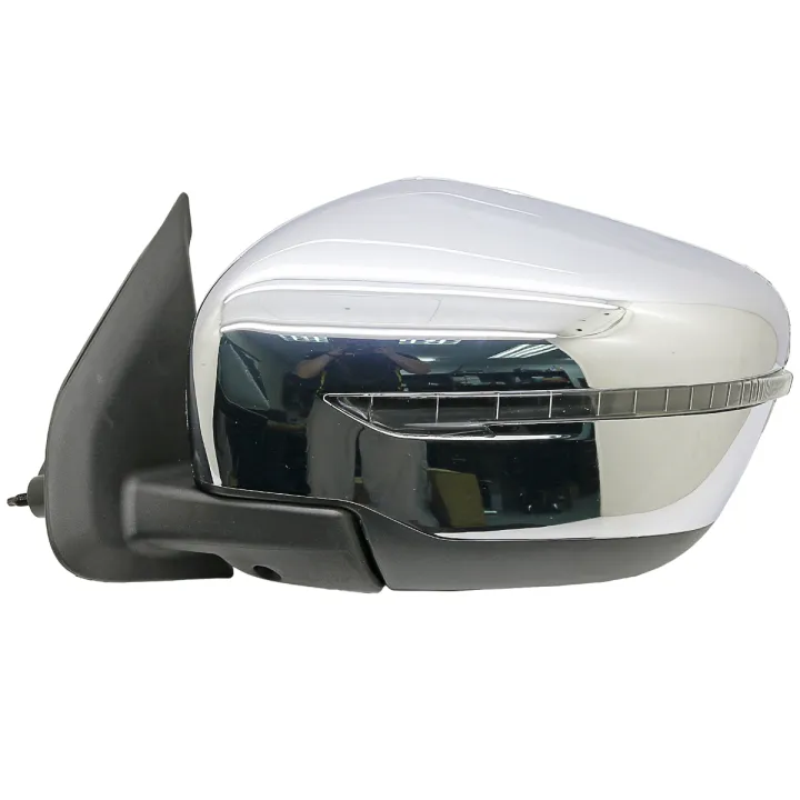 Left Chrome Side Mirror w/ LED & Electric Folding For Nissan Navara