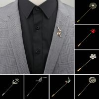 【DT】hot！ Mens Advanced Brooch Pins Metal Jewelry Brooches Collar Breastpin Pin Dressup