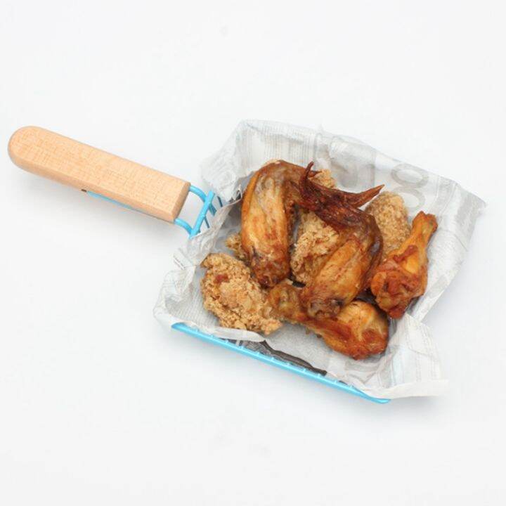 creative-blue-french-fries-basket-fried-chicken-snack-basket-mini-fried-basket-iron-basket-milk-tea-shop-tableware