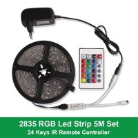 【❂Hot On Sale❂】 na07037036036666 ไฟแถบไฟ Led Rgb 2835 10ม. 15ม. Dc 12V กันน้ำริบบิ้นยืดหยุ่นแถบนีออน Led อะแดปเตอร์ระยะไกล