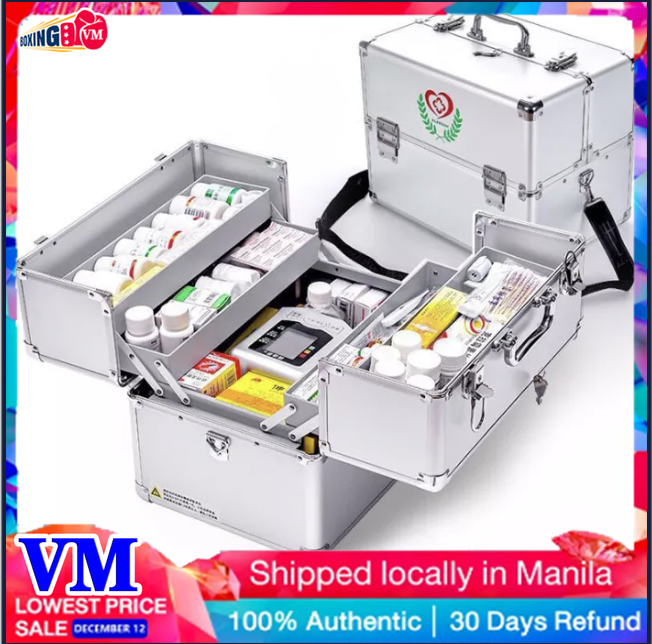 Boxing Vm Large Capacity Portable Medicine Box Multi Layer First Aid Kit Emergency Medicine 6301