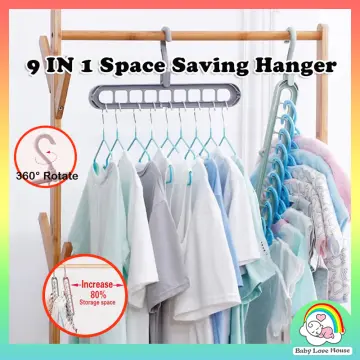 1pc Space Saving Multi-Hole Clothes Hanger,Premium Smart Hanger