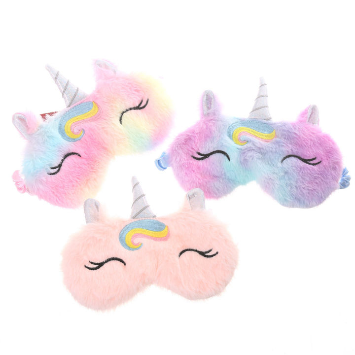 3d-embroidered-eyeshade-shading-party-gifts-for-travel-unicorn-eye-plush