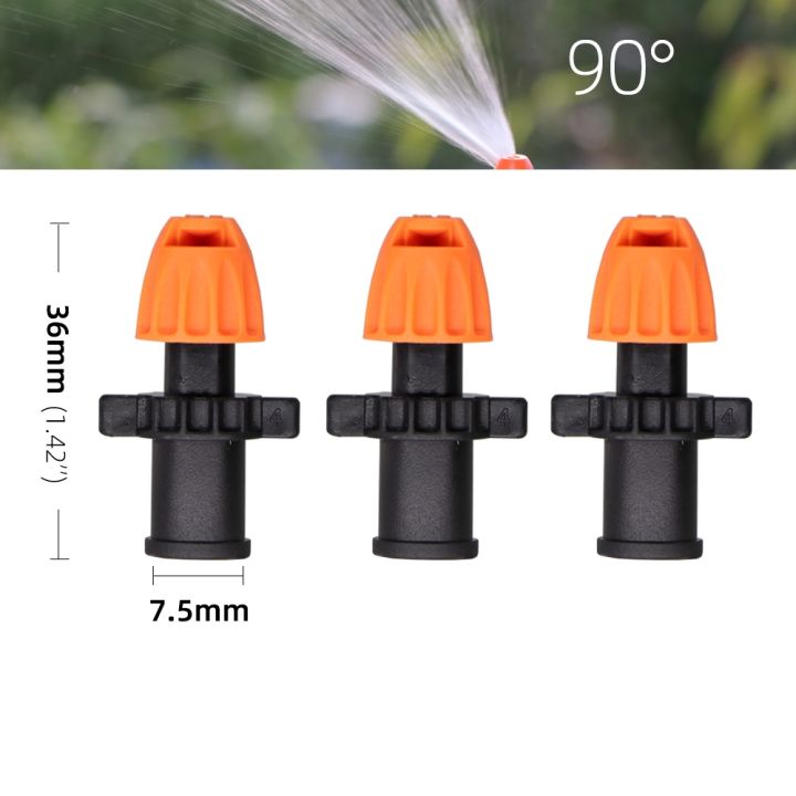 15pcs-90-180-360-strip-irrigation-water-sprinkler-wooden-pile-barb-screw-connector-suitable-for-potted-plants-and-landscaping