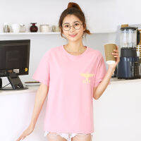 BK-333 เสื้อยืดแขนสั้นพร้อมส่ง 10สี ลายการ์ตูน ขายดีตามเทรนต์ ลายน่ารัก สีสันสดใส่น่ารัก ใส่ได้ทั้งหญิงและชาย (S-XXL) ***ปลีก-ส่ง***