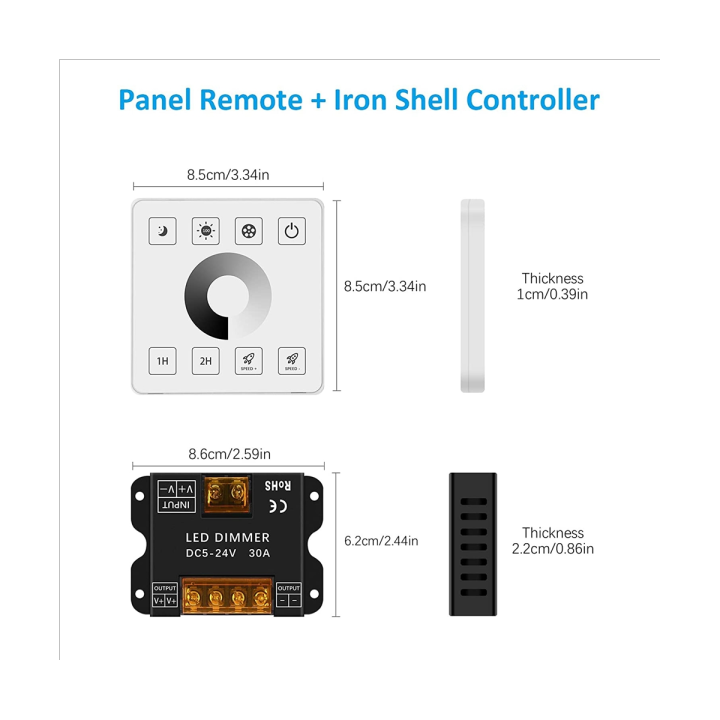 rf-wireless-wall-mounted-touch-panel-dimmer-control-single-color-led-strip-lighting-rf-wireless-dimmer-control-kit-for-dc5-24v-30a