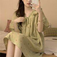 SS Sleepdress หญิง หน้าร้อน เจ้าหญิง Wind Sleepdress นักเรียน น่ารักน่าหยิก หอพัก Loose53