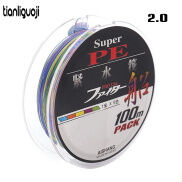 Tg 100m dây câu giải quyết lụa Nhật Bản Câu Cá Sợi PE chịu mài mòn dây câu