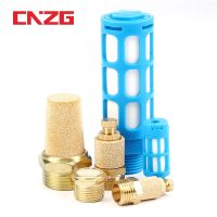 Copper fitting M5 1/8 1/4 3/8 1/2 Pneumatic Brass Exhaust Muffler Pneumatic Silencers Fitting Noise Filter Reducer Connector