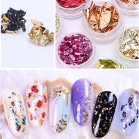 1 Box Colorful Glitter Flakes Nail Art Foil Paper Nail Art Sticker Nails Chrome Powder Nail Art Decor Nail Decal Nail Designs