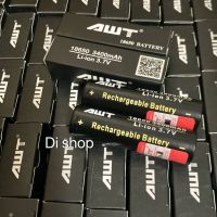 BESTSELLER อุปกรณ์คอม RAM 100ก้อน ถ่านชาร์จ awt ดำ รุ่น AWT 18650 3.7V 3400 mA อุปกรณ์ต่อพ่วง ไอทีครบวงจร