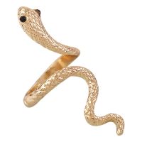 Adjustable Punk Rock Snake Ring For Women Retro Gothic Finger Jewelry Accessories