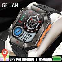 GEJIAN GPS ทหารสมาร์ทนาฬิกาผู้ชายสำหรับ Android IOS Ftiness นาฬิกา Ip68กันน้ำ2.0 Ai เสียงบลูทูธดูสมาร์ท