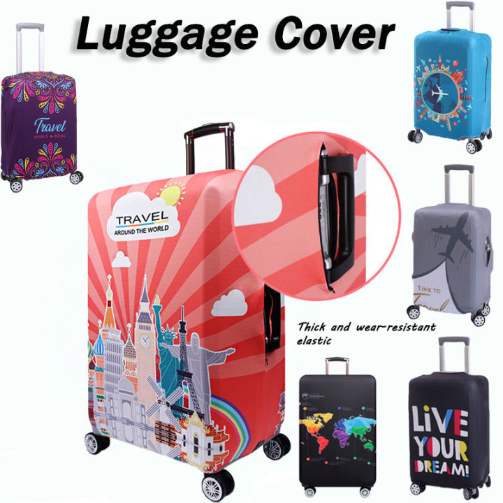 Travel Suitcase Protective Covers Thick Elastic Luggage Cover