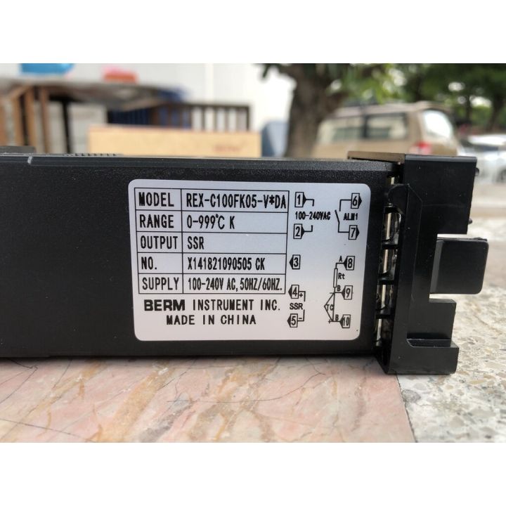 เครื่องควบคุมอุณหภูมิ-rex-c100-ตัวควบคุมอุณหภูมิ-เทอร์โมสตัท-digital-rkc-pid-temperature-controller-rex-c100-thermocouple