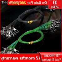 ▥❖✺ 20PCS Steel Wire Leader With Swivel Snap Pin Anti Bite Metal Luya Lead Core Leash Fishing Wire Accessory Tools 12CM To 30CM