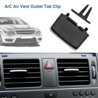 [HOT XIJXLKLKWMN 516] รถด้านหน้าเครื่องปรับอากาศ A/c Air Vent Outlet Tab เครื่องปรับอากาศ Leaf ปรับคลิปชุดซ่อมสำหรับ Mercedes-Benz W204 C180 C200