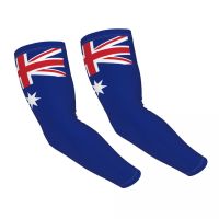 Cool Cycling Sleeve Sport Australian Flag Cooling Arm Sleeves Anti-sunburn Sunscreen Uv Protection Sleeves