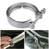 304 Stainless Steel 1.5"/1.75"/2"/2.25"/2.5"（38-63mm） V-Band Clamp with Flat Flange for Intercooler Turbo Air Intake Pipe Haberdashery