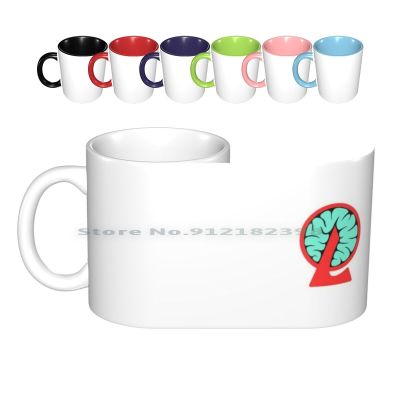 【High-end cups】 Lobotomy Corporation แก้วแก้วเซรามิกถ้วยกาแฟนมชาแก้ว Lobotomy Corporation สร้างสรรค์แนวโน้มวินเทจของขวัญขวดถ้วย