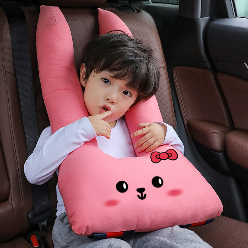 Cushion  Soft Plush Seat Safety Belt Covers  Car Shoulder Pad 