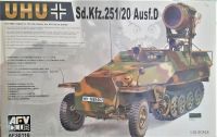 AFV  1/35 No35116 โมเดล รถกึ่งสายพานหุ้มเกราะค้นหาเป้าหมายเวลากลางคืน Sd.Kfz.251/20 Ausf.D