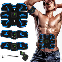 EMS Abdominal Muscle Stimulator Trainer Abs Wireless Body Leg Arm Belly Exercise Electric Simulators Fitness Equipment Home Gym