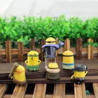 QUILLAN Kawaii Minions Cute Figure Toys Action Figurine 6pcs10pcs12pcs Miniatures Minioning Toy Gift Despicable Me PVC Anime Figure