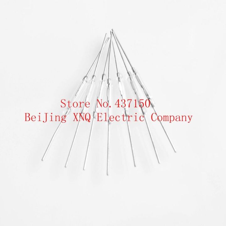 ‘；【。- 100Pcs/LOT Reed Switch 2X14MM GLASS White Color N/O Low Voltage Current