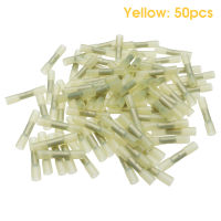 50250500pcs Solder Seal Wire Connectors Waterproof Heat Shrink Butt Connectors Electrical Wire Terminal Insulated Butt Splices