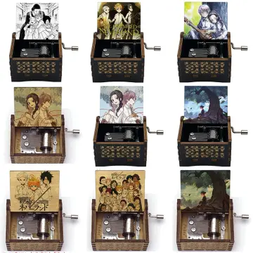 Neverland Gift for Anime Fans, The Promised Neverland Wooden Hank Crank  Music Box