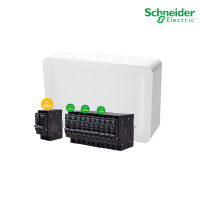 Schneider SET SDEL ตู้คอนซูมเมอร์ยูนิตฝาทึบ สีขาว 10 ช่อง + เมนเบรกเกอร์ 63A + ลูกย่อย 32A/20A/16A, ตู้ไฟ 1 เฟส l ชไนเดอร์ สั่งซื้อที่ร้าน PlugOn