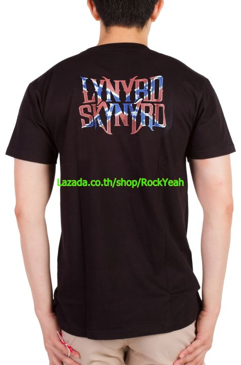 เสื้อวง-lynyrd-skynyrd-ลินเนิร์ด-สกินเนิร์ด-ไซส์ยุโรป-เสื้อยืดวงดนตรีร็อค-เสื้อร็อค-rcm1796-ราคาคนไทย