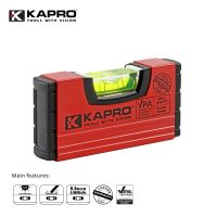 Kapro 10cm Portable Mini Handy Bubble Level Aluminum Shockproof High Precision Construction Spirit Level Gauge Leveling Tool