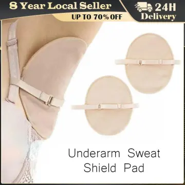1 Pair Underarm Absorbing Sweat Shield Pad Washable Armpit Sweat