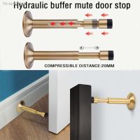 ✔₪ Hydraulic Buffer Door Stopper Pure Copper And Aluminum Alloy Floor Door Stops Rubber Bumper Wall Protector Door Stoppers