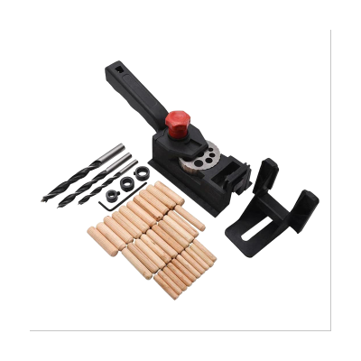 Dowel Drill Guide,Adjustable Self Centering Dowel Jig Kit for 3-12mm Wood Dowel Straight Hole Drilling Guide (38Pcs Set)