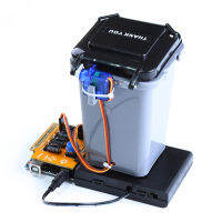 Automatic Trash Can Robot DC6-12V Gift Children Programming DIY Kit Gifts