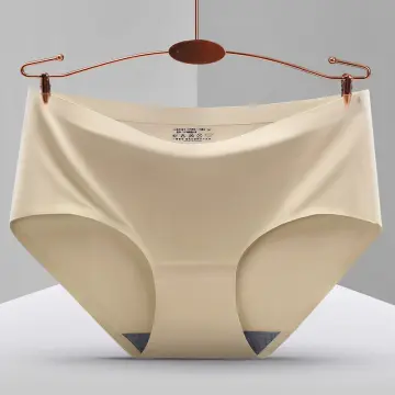4pcs Women's Seamless No Show Panties Invisible Ice Silk Underwear