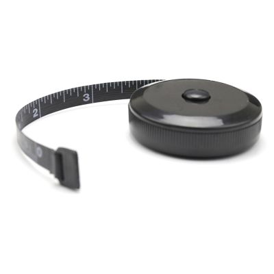 Tape Measure for Body Measuring Tape for Body Cloth Measuring Tape for Sewing Tailor Fabric Measurements Tape (Retractable Dual Sided Black)