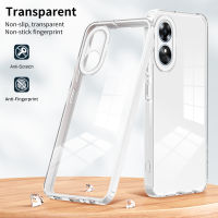 Oppo A17 Case ,Transparent Hybrid Impact Defender Hard PC Bumper and Soft TPU Shell with Detachable Camera Protection Case for Oppo A17